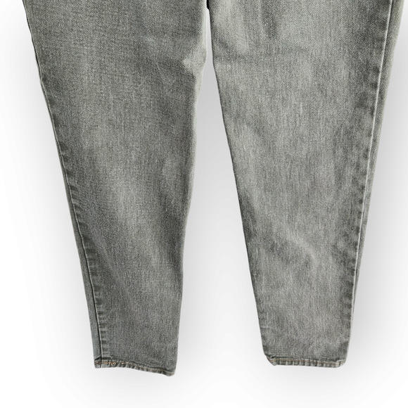 Vintage 80s Bongo High Waisted Army Green Tapered Leg Jeans 27 - Picture 9 of 10